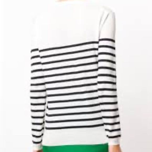 Markus Lupfer Mini Lip Breton Stripe Natalie Jumper 100% Cotton Sweater Sz M - Picture 3 of 14